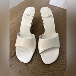 Jeffrey Campbell Slide heels white